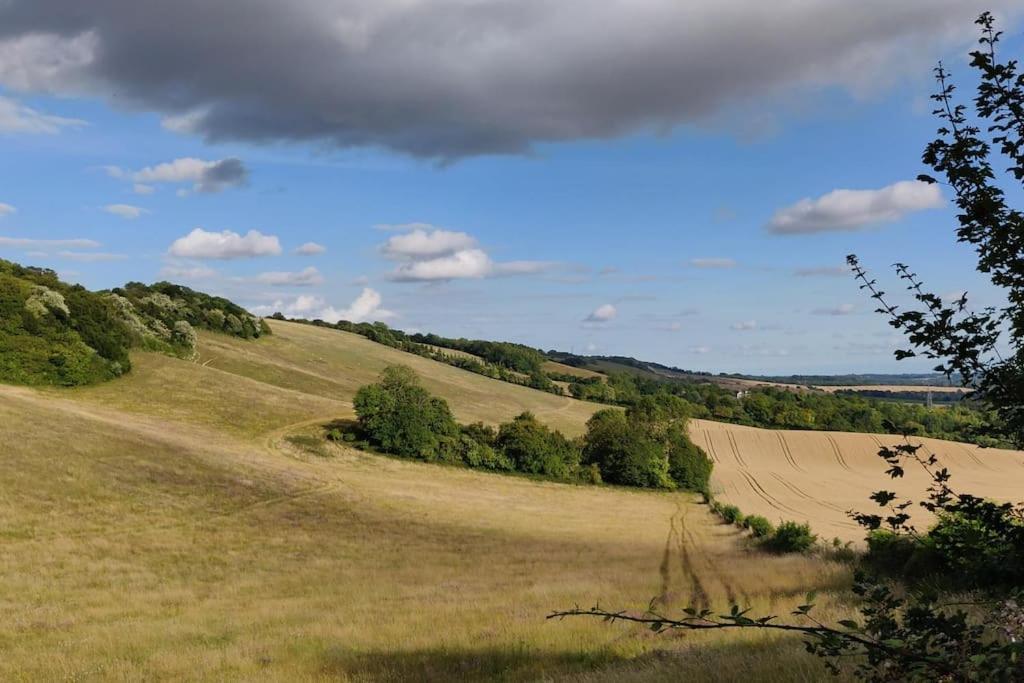 Romantic Shepherds Hut With Stunning Sunsets Hollingbourne المظهر الخارجي الصورة